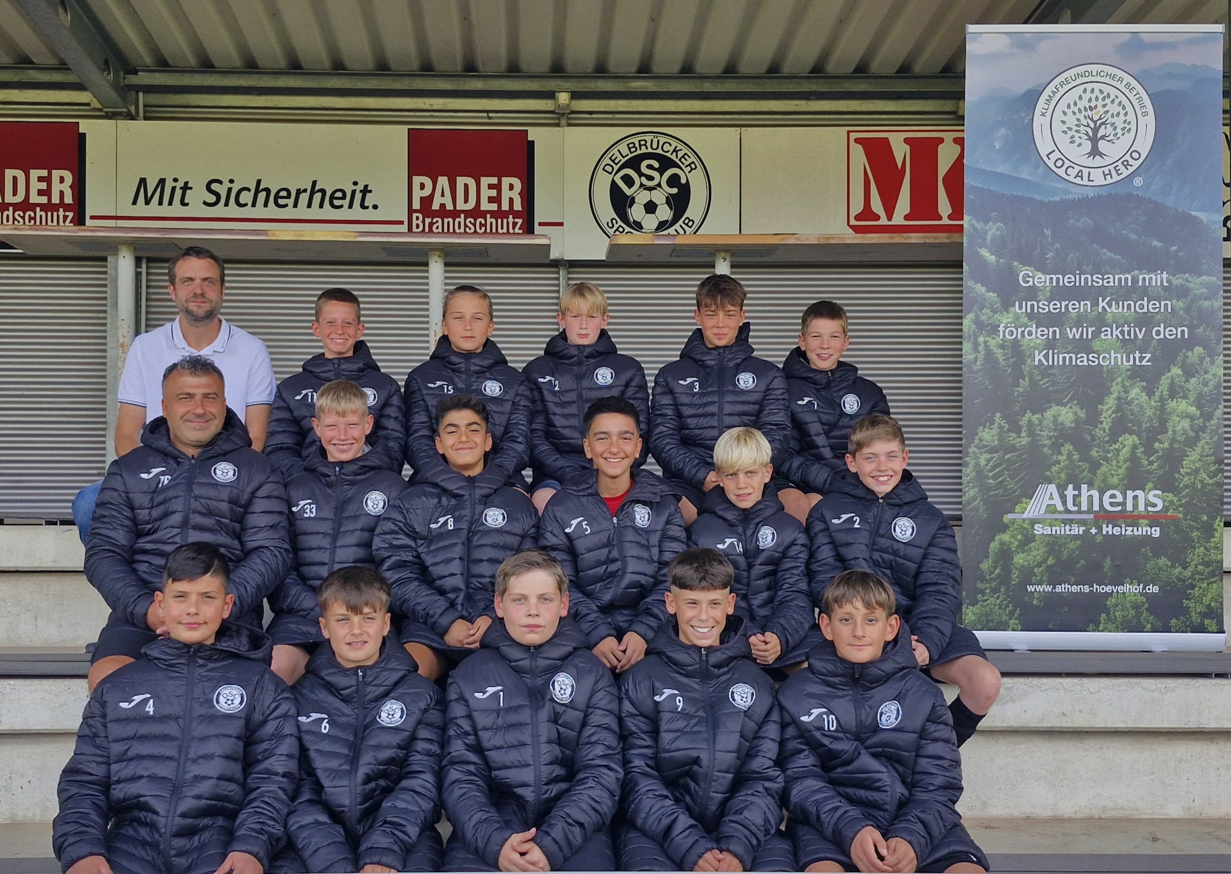 Winterjacken für die U13 2025